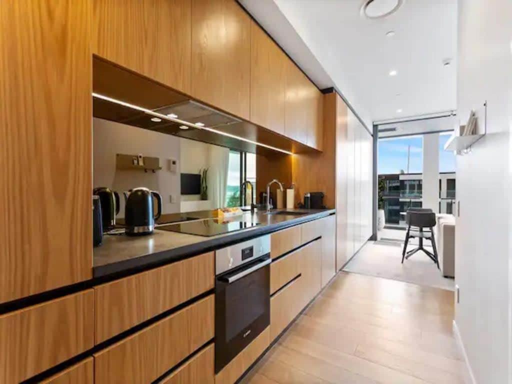 Sleek Modern Studio With Balcony Auckland Zewnętrze zdjęcie